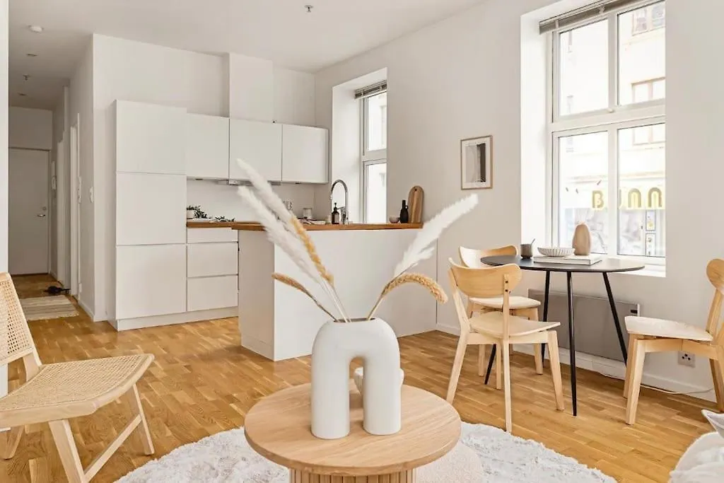 Centrally Located - Beautiful & Bright Apartment ベルゲン